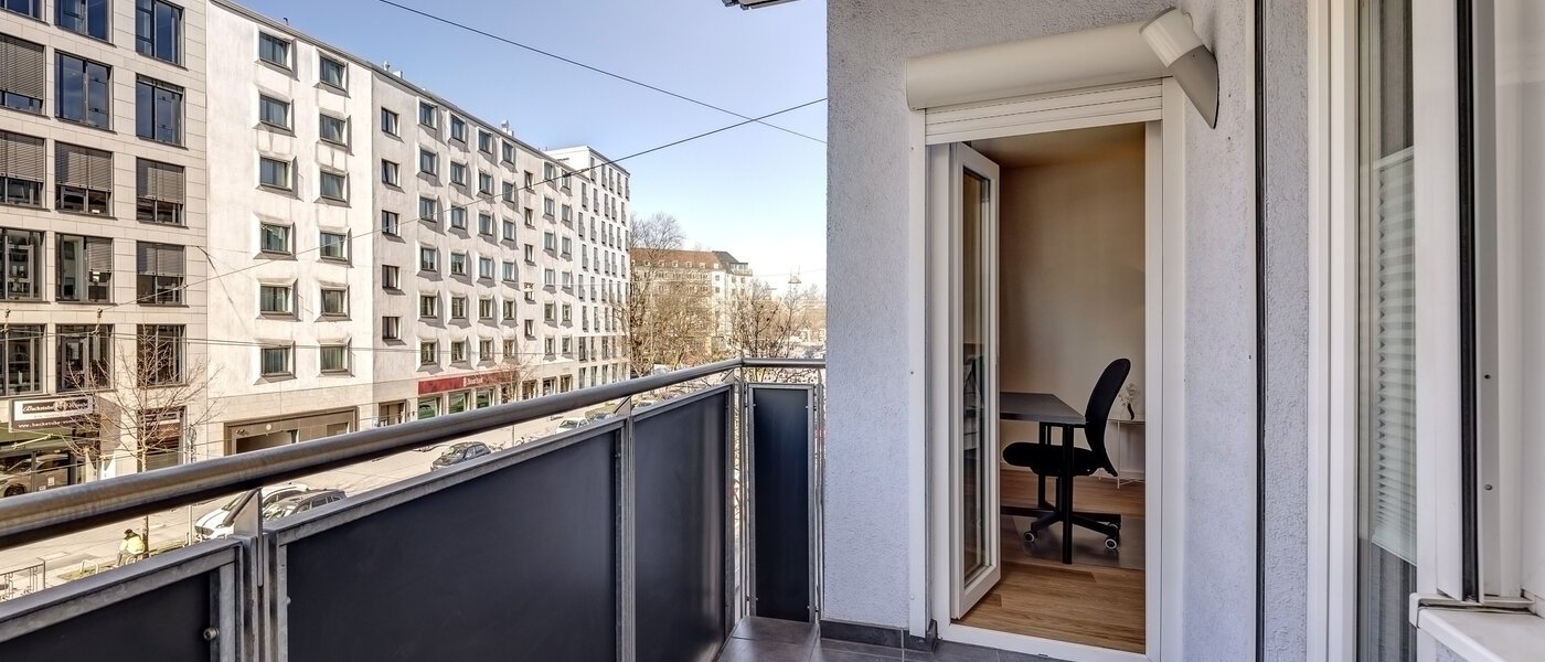 appartement München Maxvorstadt - Westen 02 2e balcon 13363