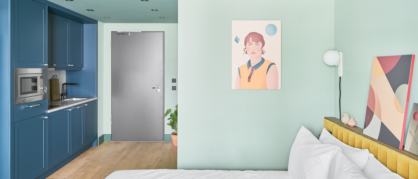 studio München Ludwigsvorstadt 04 pièce à vivre 13370