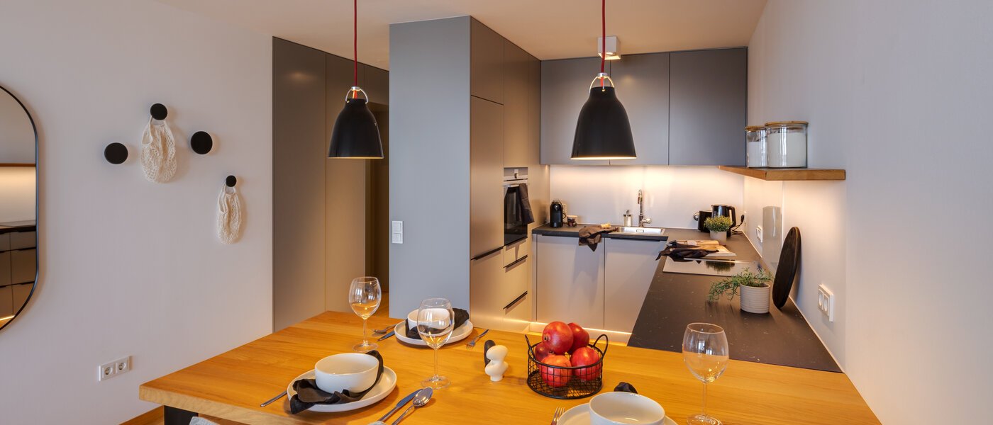 appartement München Olympiadorf 01 cuisine 13379