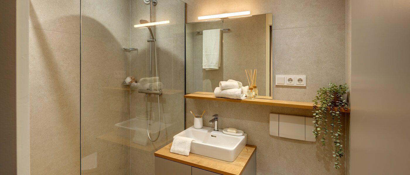 appartement München Olympiadorf 01 salle de bain 13379