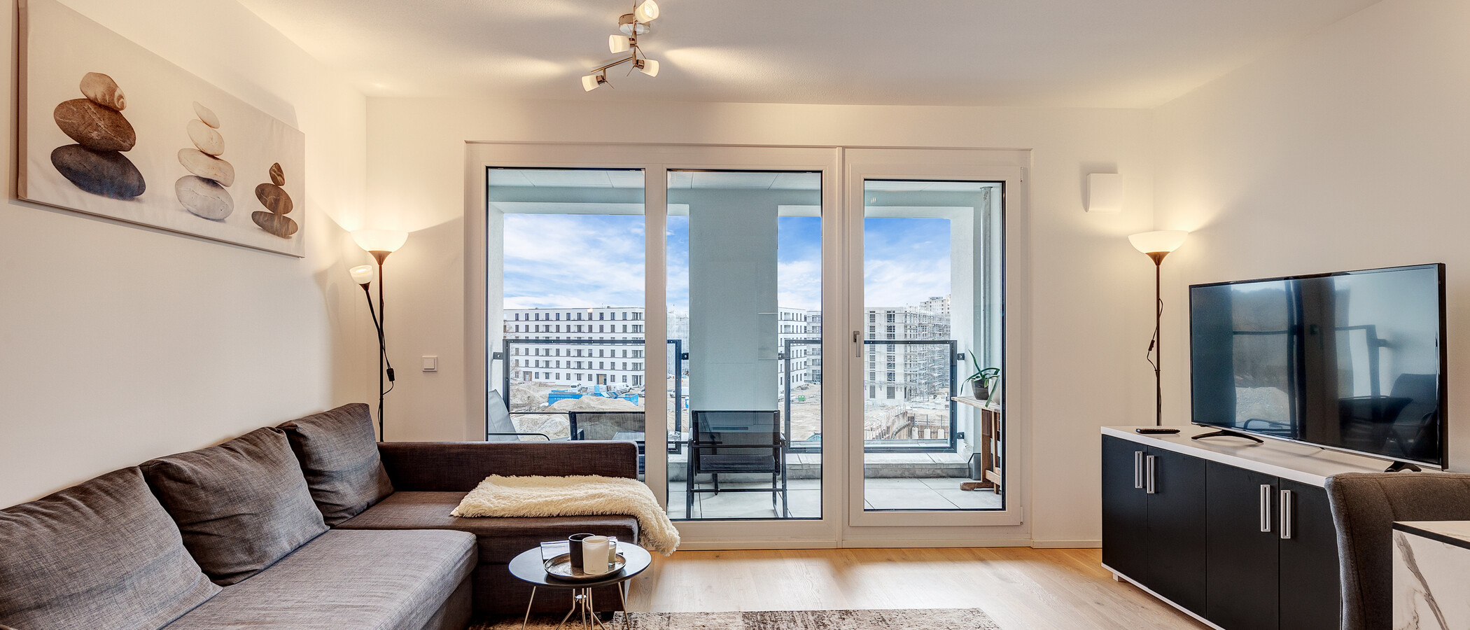 appartement München Neuperlach 01 pièce à vivre 13388