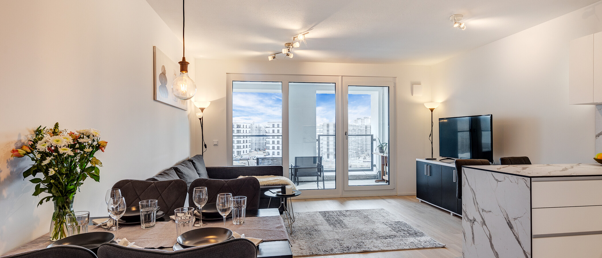 appartement München Neuperlach 07 pièce à vivre 13388