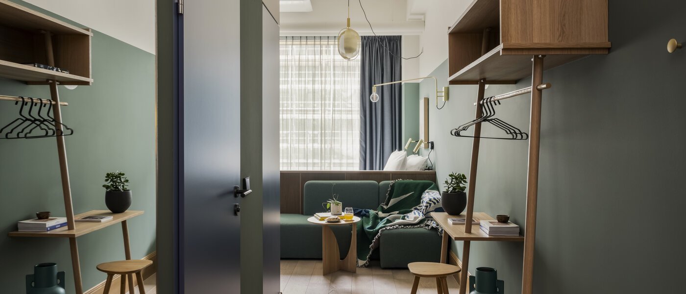 studio München Obersendling 01 pièce à vivre 13393