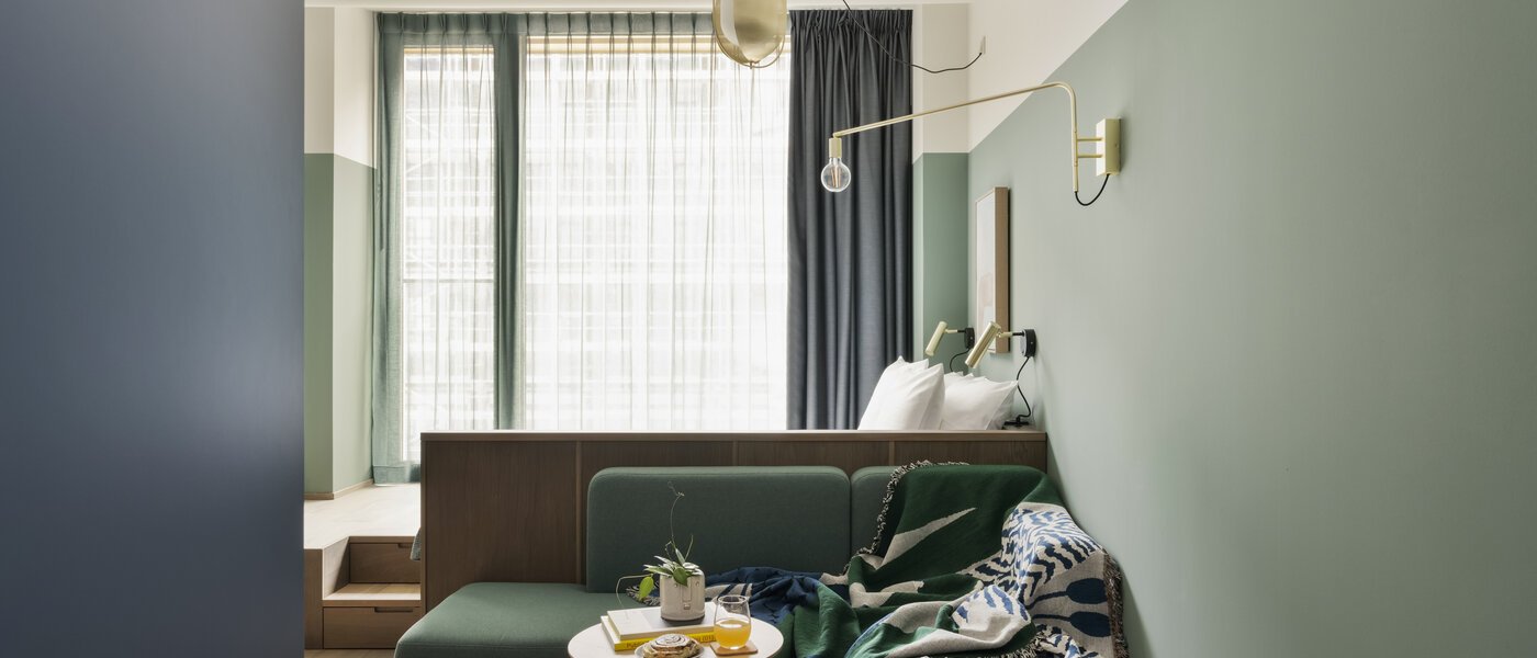 studio München Obersendling 02 pièce à vivre 13393