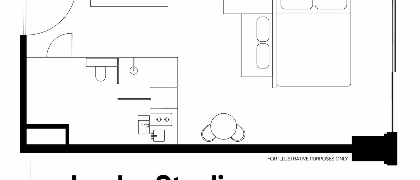 studio München Obersendling 01 plan d'étage 13393