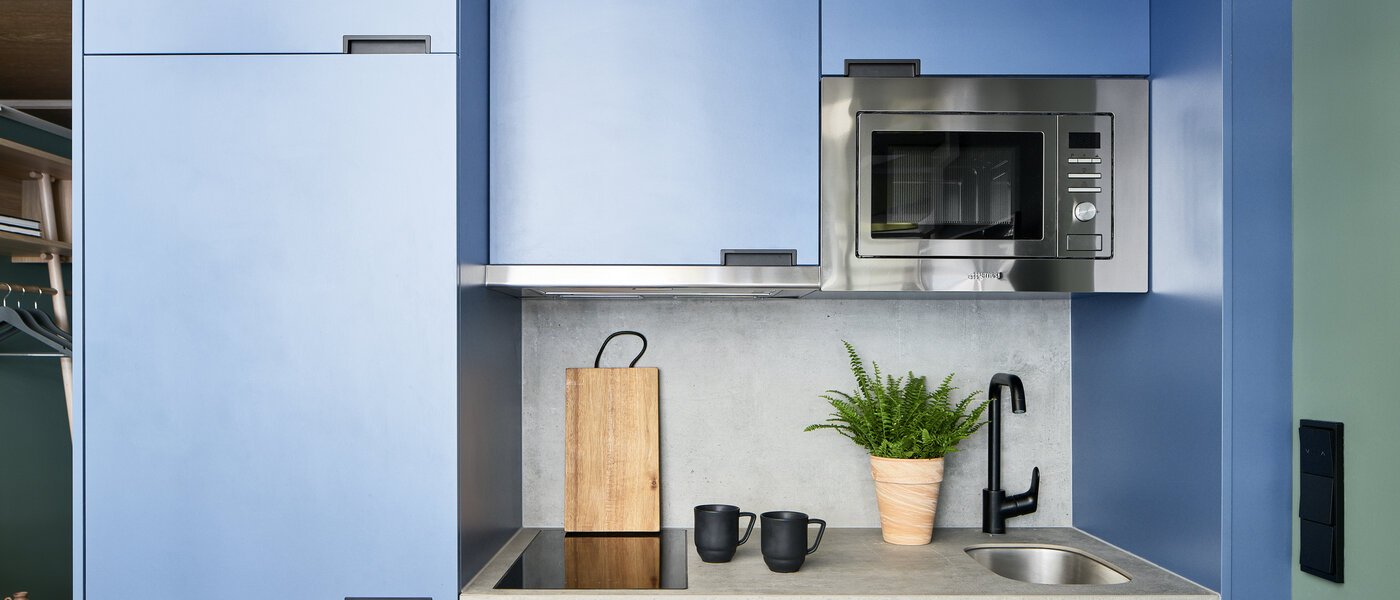 appartement style maisonnette München Obersendling 02 cuisine 13394