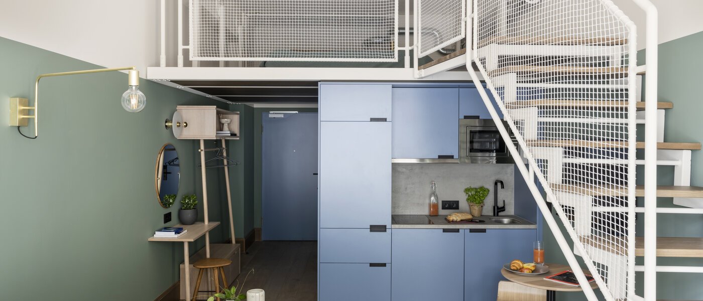 appartement style maisonnette München Obersendling 08 pièce à vivre 13394