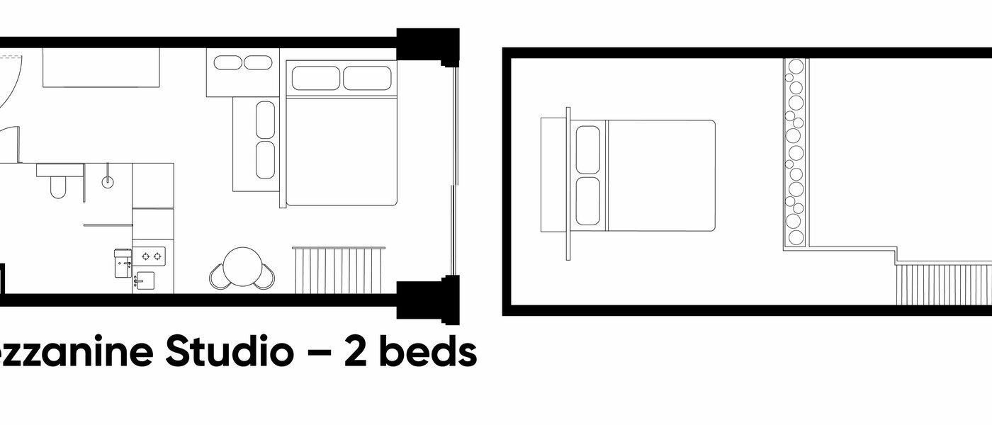 appartement style maisonnette München Obersendling 01 plan d'étage 13394