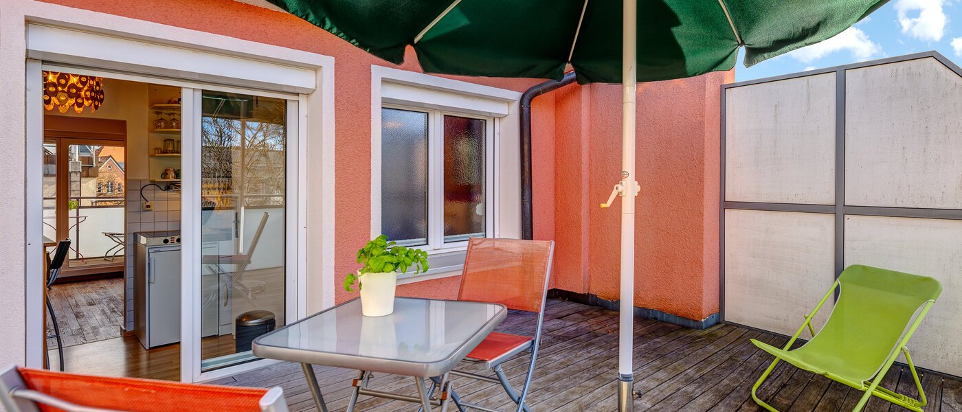 appartement München Maxvorstadt - Westen 02 terrasse sur le toit 13405