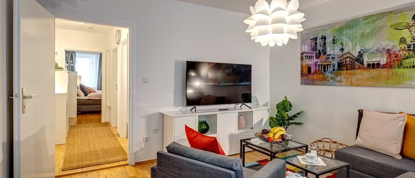 appartement München Lehel 03 pièce à vivre 13416