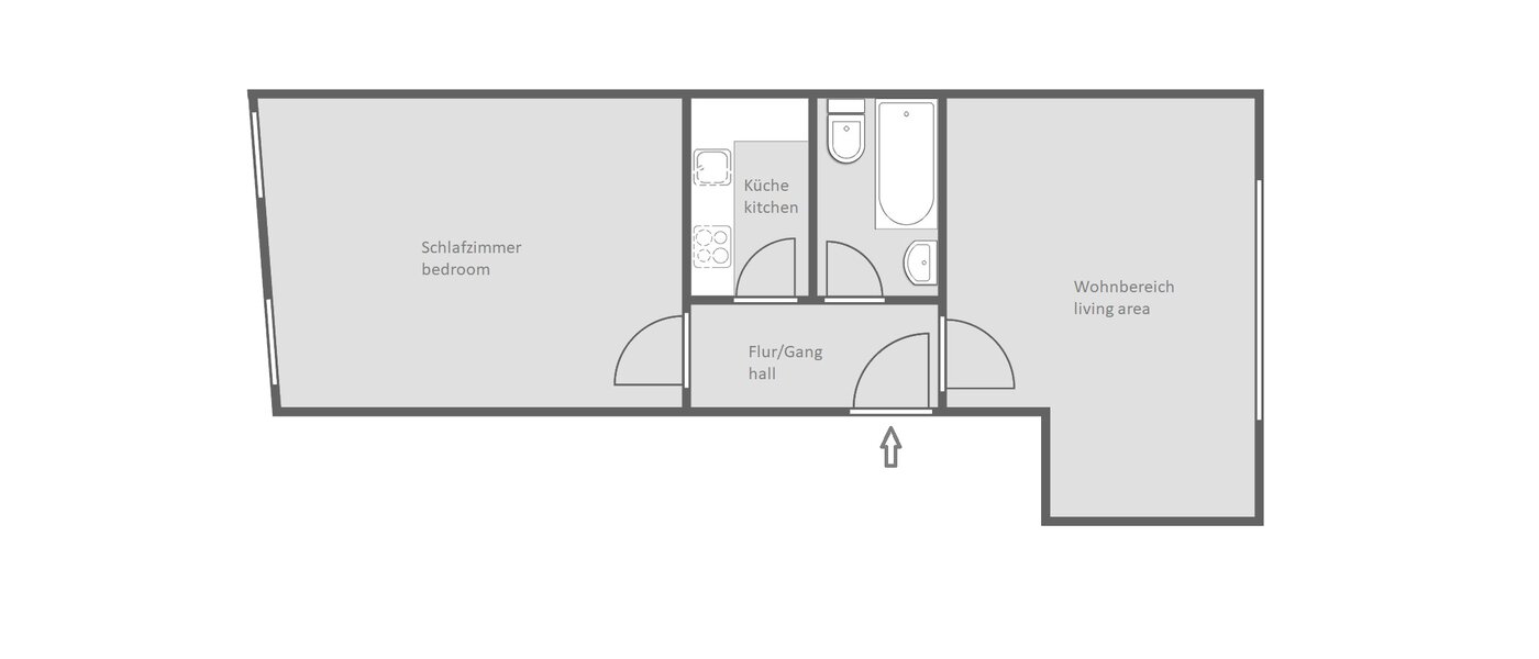 appartement München Lehel 01 plan d'étage 13416