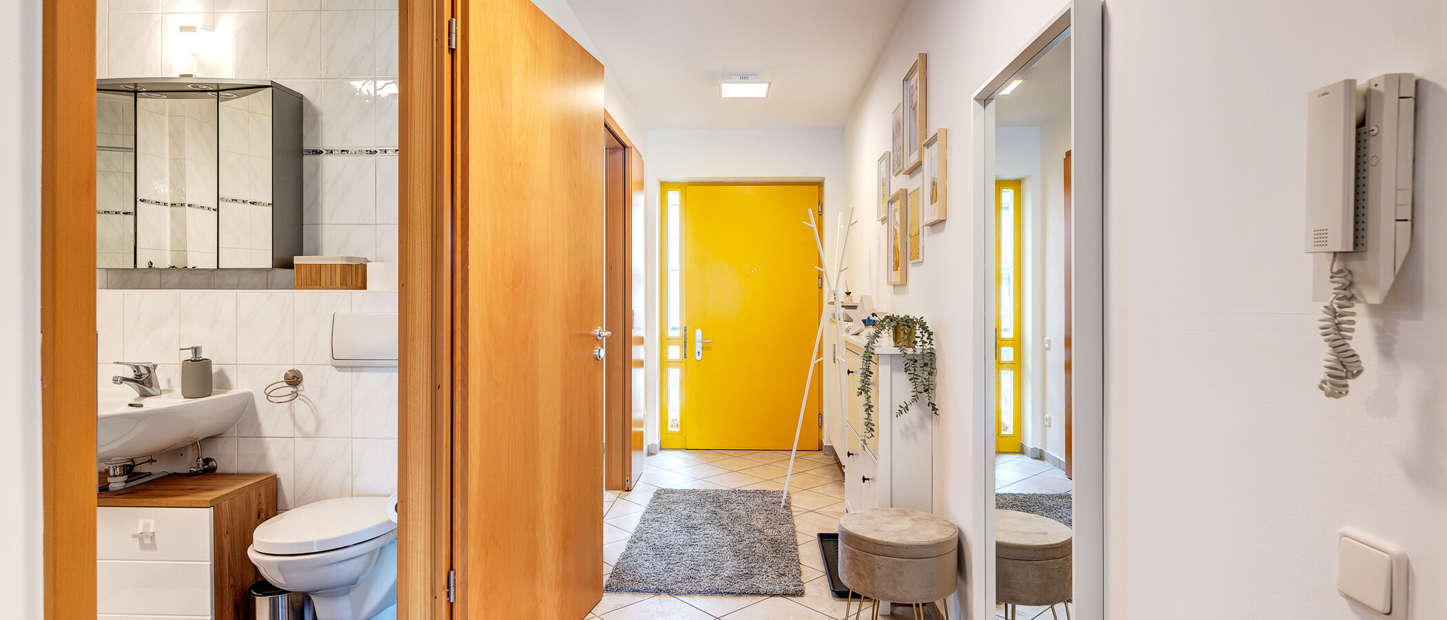 appartement München Messestadt Riem 01 entrée/couloir 13423