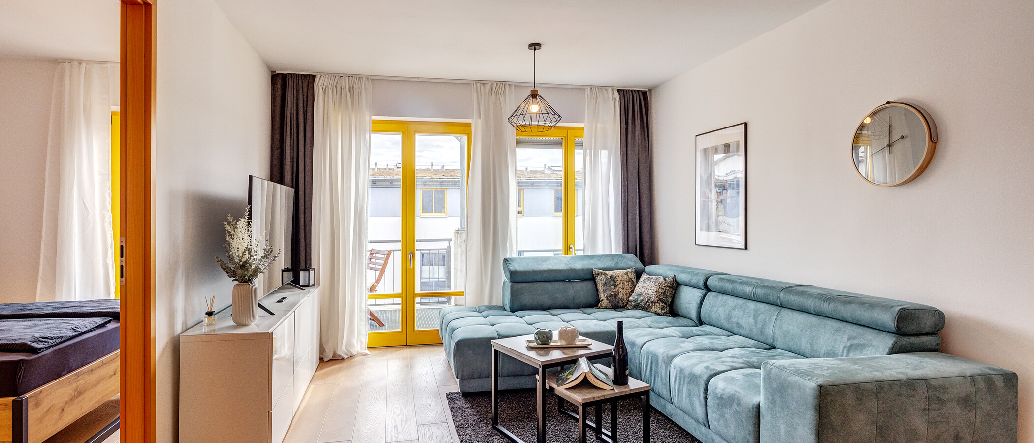appartement München Messestadt Riem 01 pièce à vivre 13423