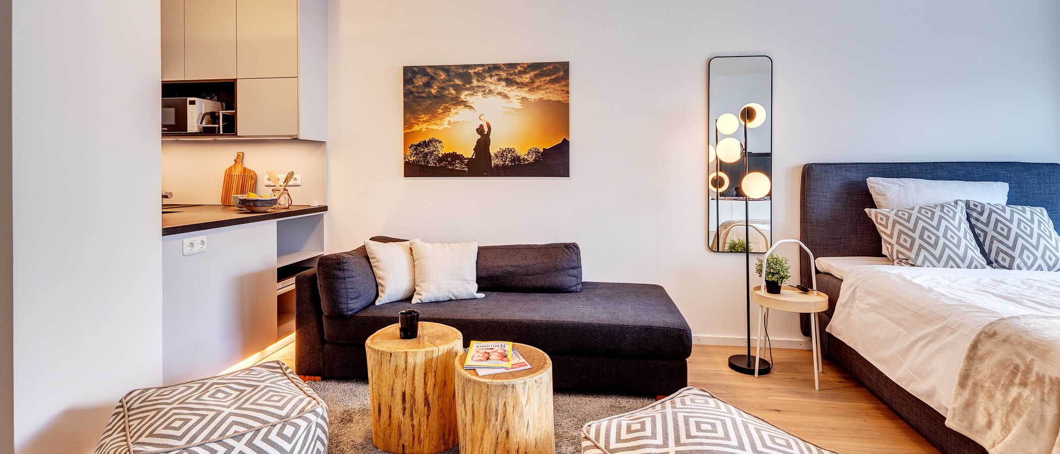 appartement München Bogenhausen 04 pièce à vivre 13429