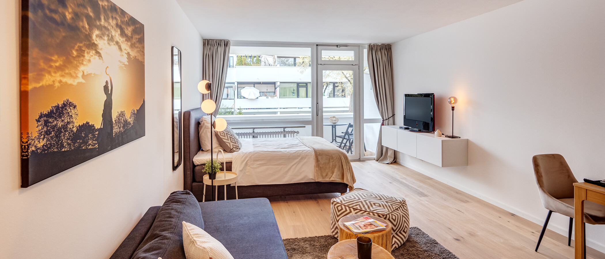 appartement München Bogenhausen 05 pièce à vivre 13429