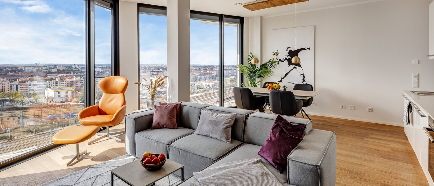 appartement München Nymphenburg 03 pièce à vivre 13432