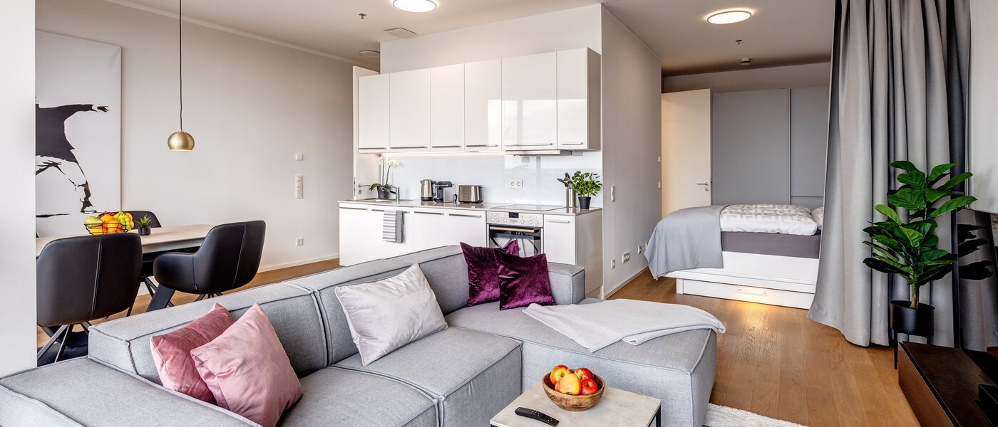 appartement München Nymphenburg 04 pièce à vivre 13432