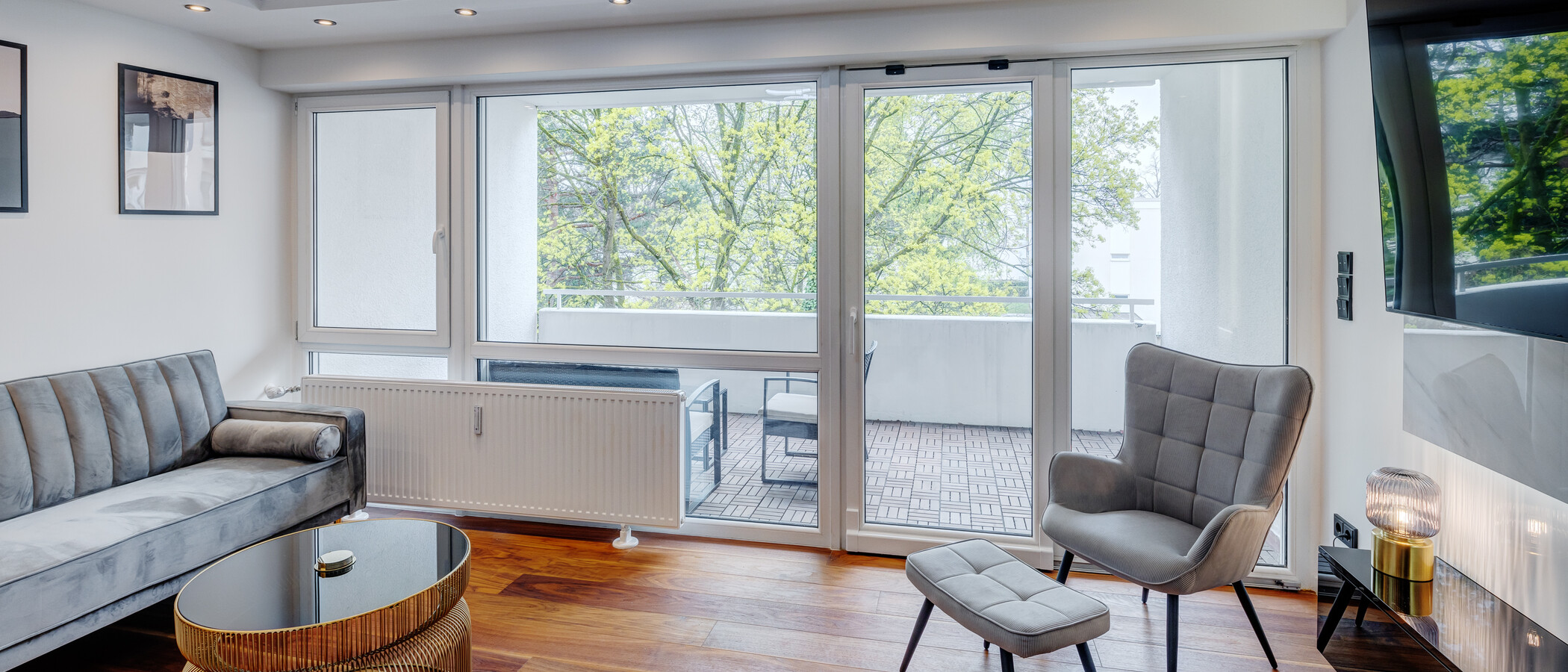 appartement München Nymphenburg 01 pièce à vivre 13438