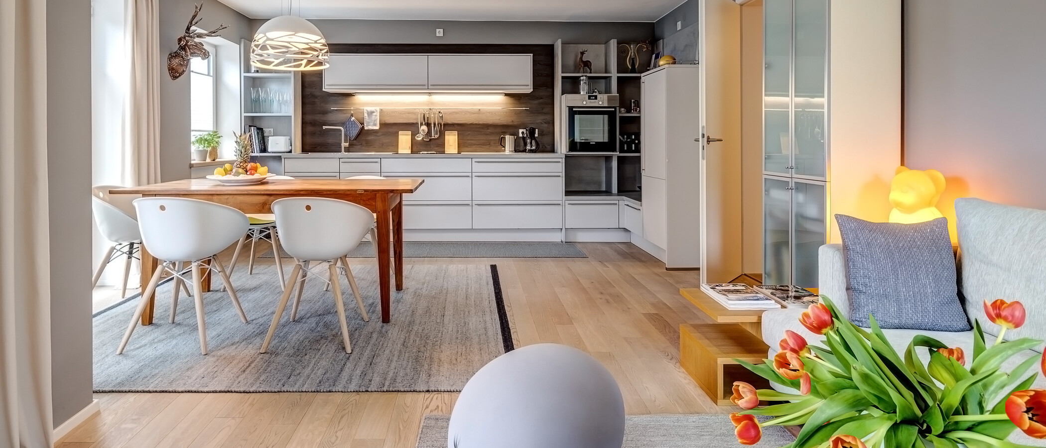appartement München Nymphenburg 04 pièce à vivre 13454