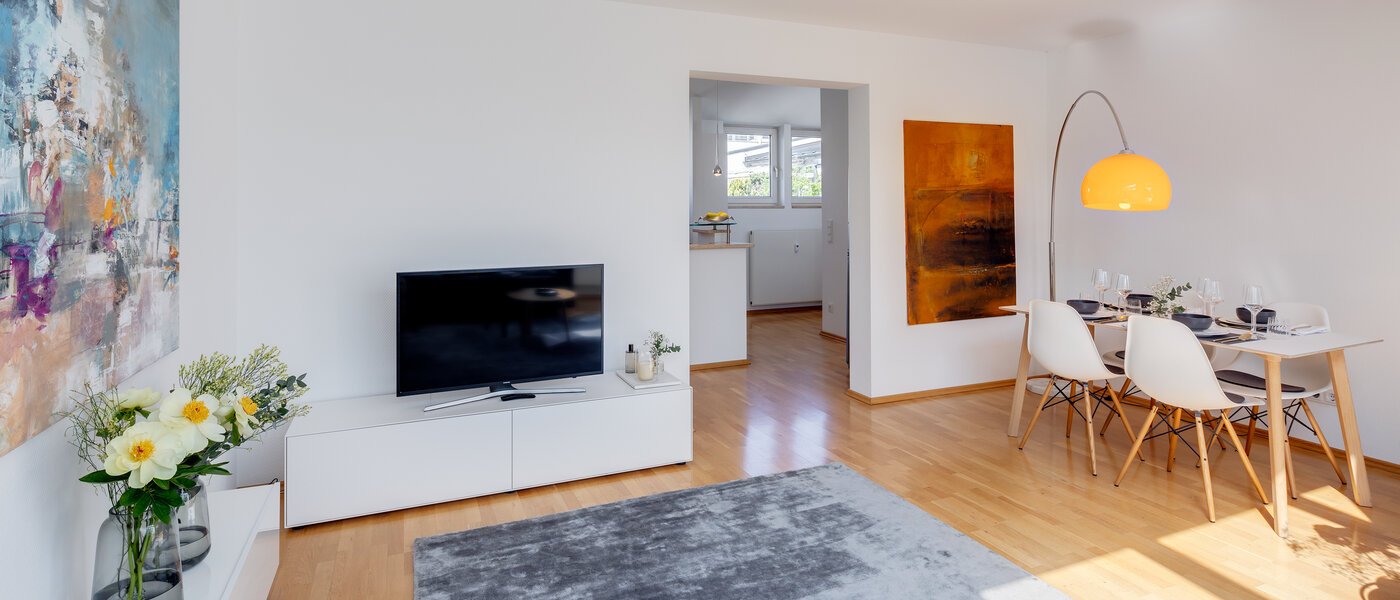 appartement avec terrasse sur le toit München Maxvorstadt - Westen 05 pièce à vivre 13461