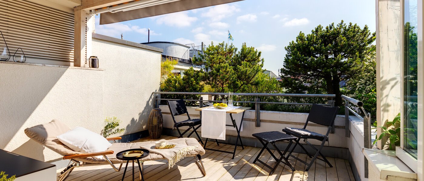 appartement avec terrasse sur le toit München Maxvorstadt - Westen 01 terrasse sur le toit 13461