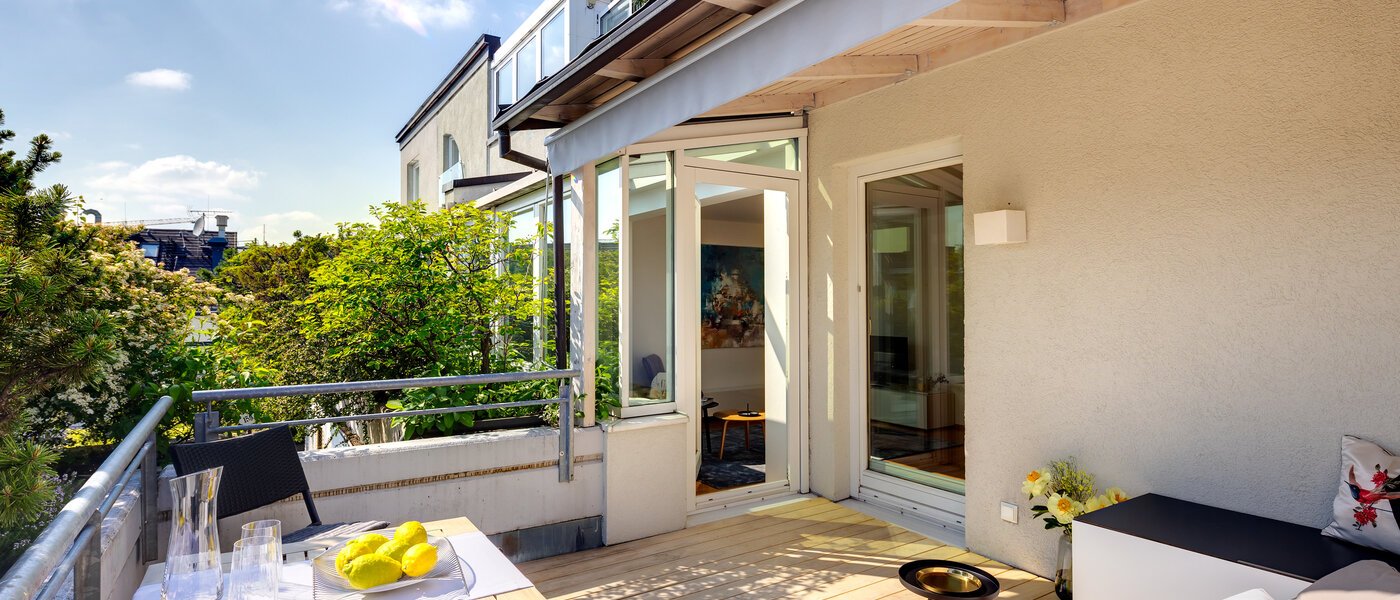 appartement avec terrasse sur le toit München Maxvorstadt - Westen 02 terrasse sur le toit 13461