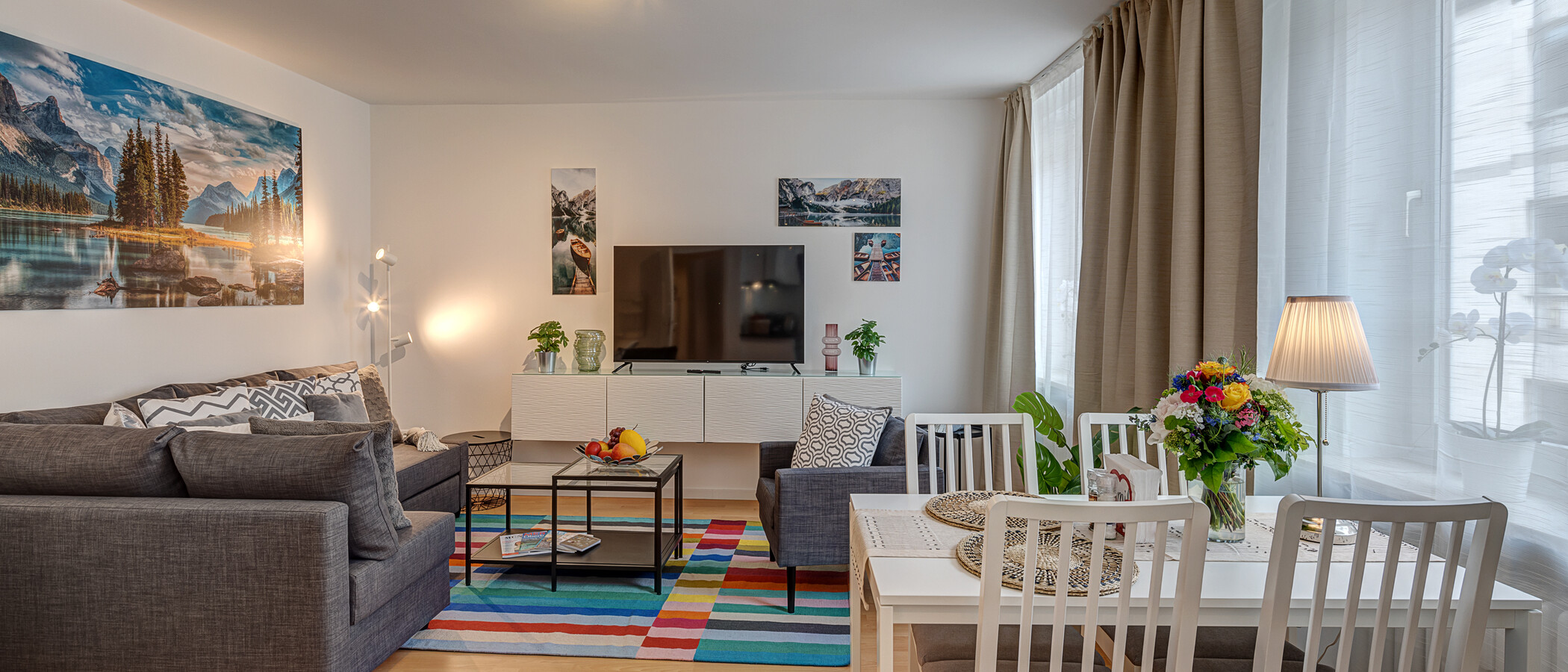 appartement München Lehel 01 pièce à vivre 13484