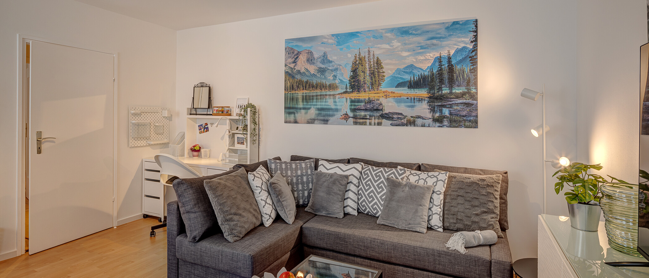 appartement München Lehel 02 pièce à vivre 13484