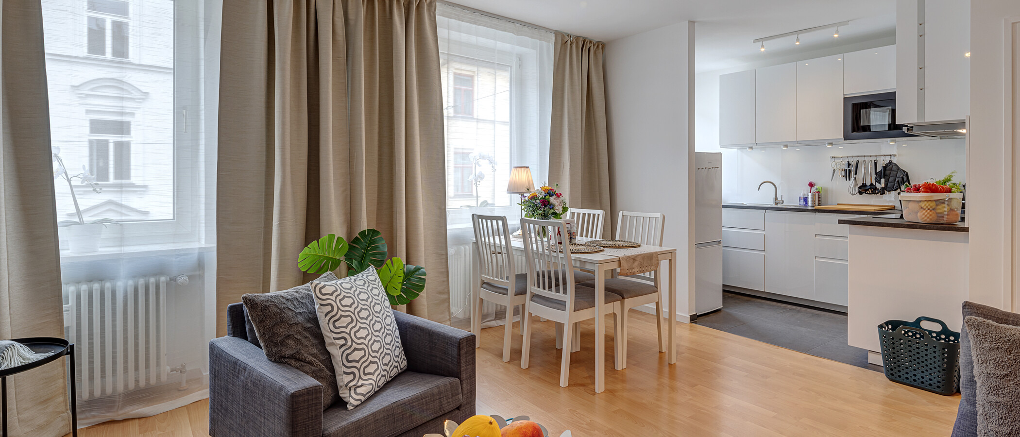 appartement München Lehel 04 pièce à vivre 13484
