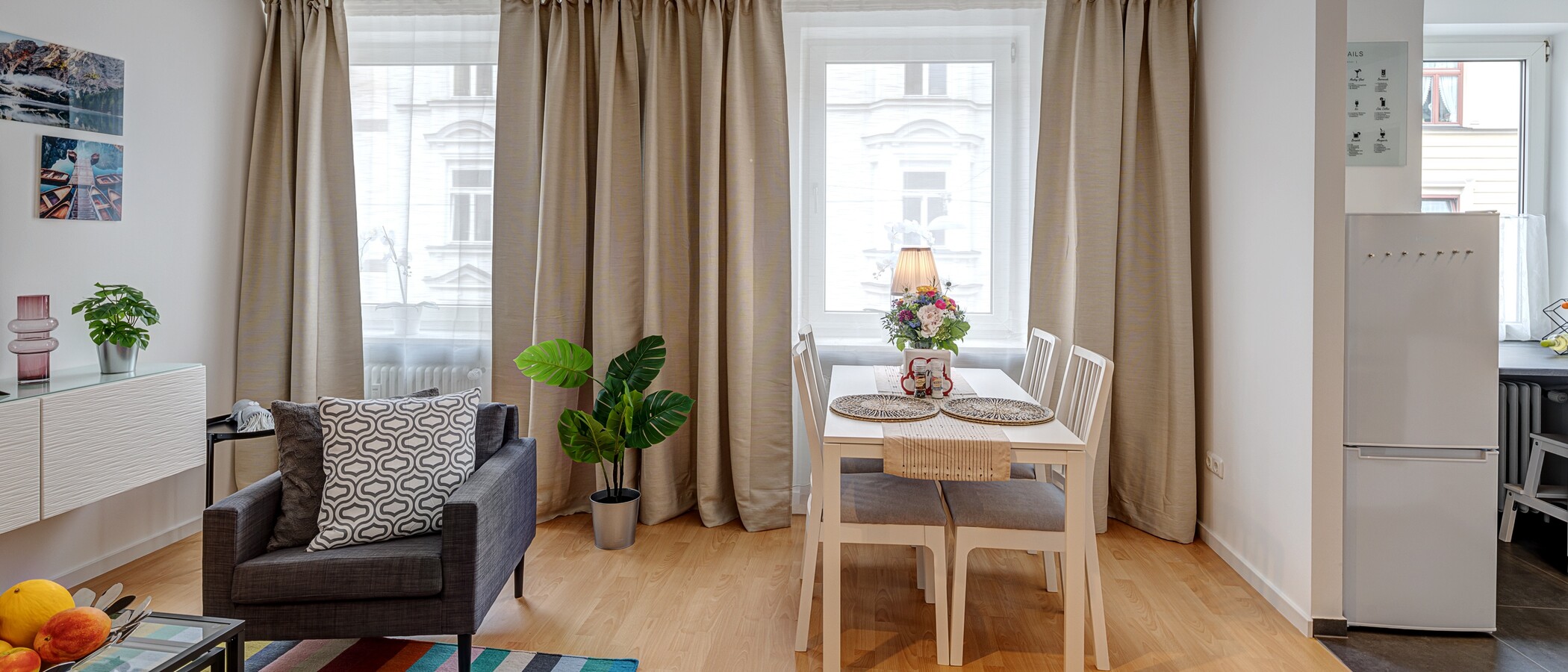 appartement München Lehel 05 pièce à vivre 13484