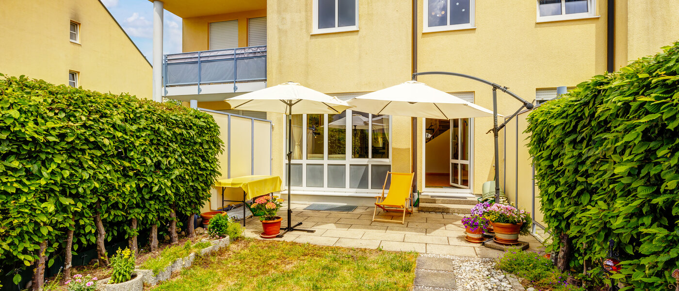 appartement style maisonnette München Waldperlach 01 terrasse 13502