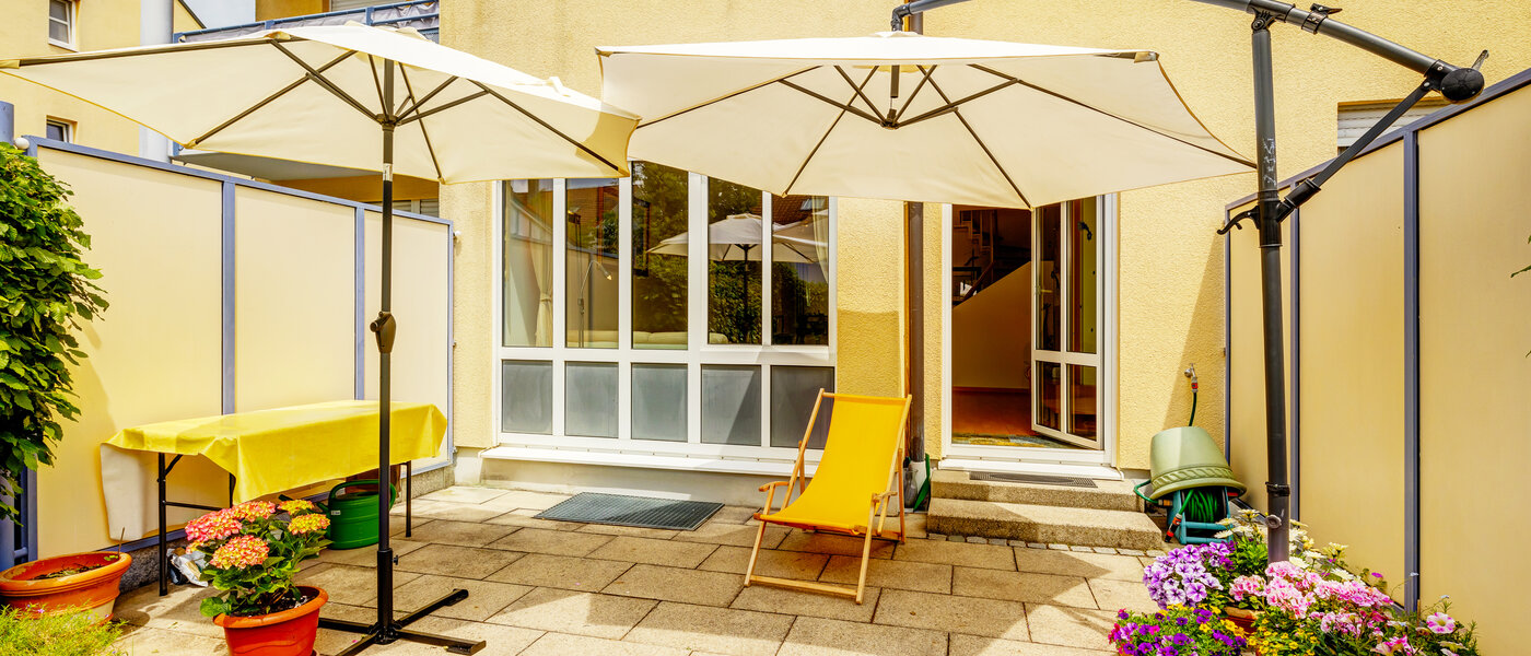 appartement style maisonnette München Waldperlach 02 terrasse 13502