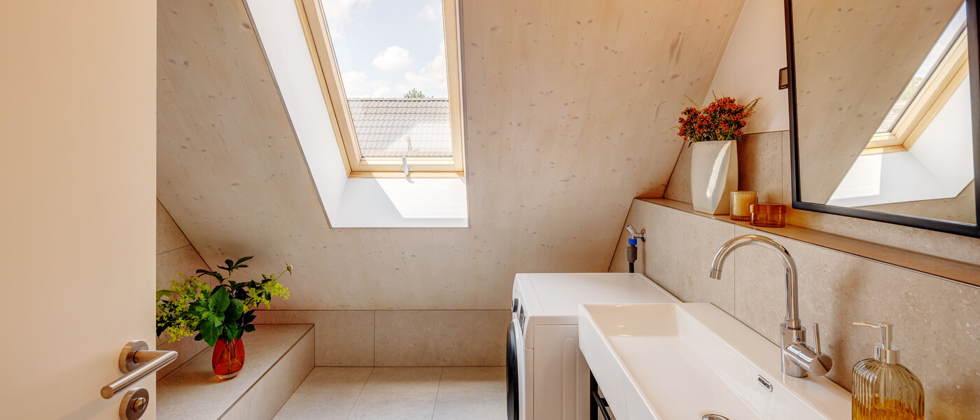 appartement sous les toits München Berg am Laim 02 salle de bain 13504