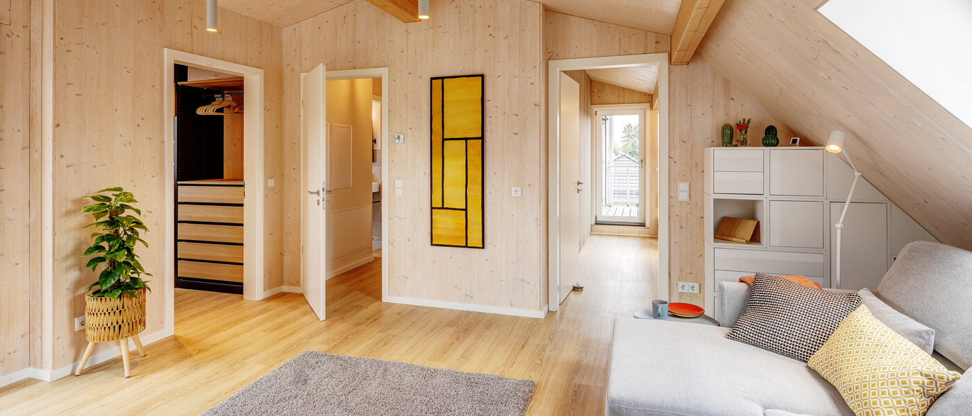 appartement sous les toits München Berg am Laim 03 pièce à vivre 13504