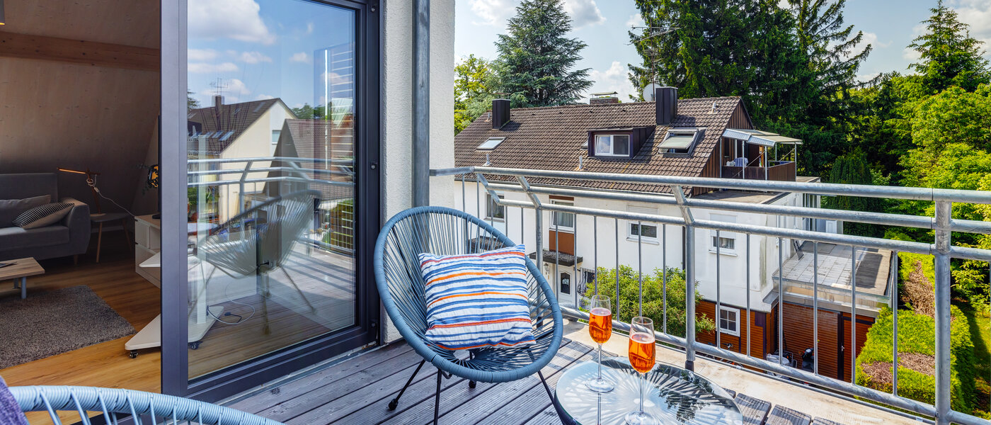 appartement sous les toits München Berg am Laim 01 1ére terrasse sur le toit 13504