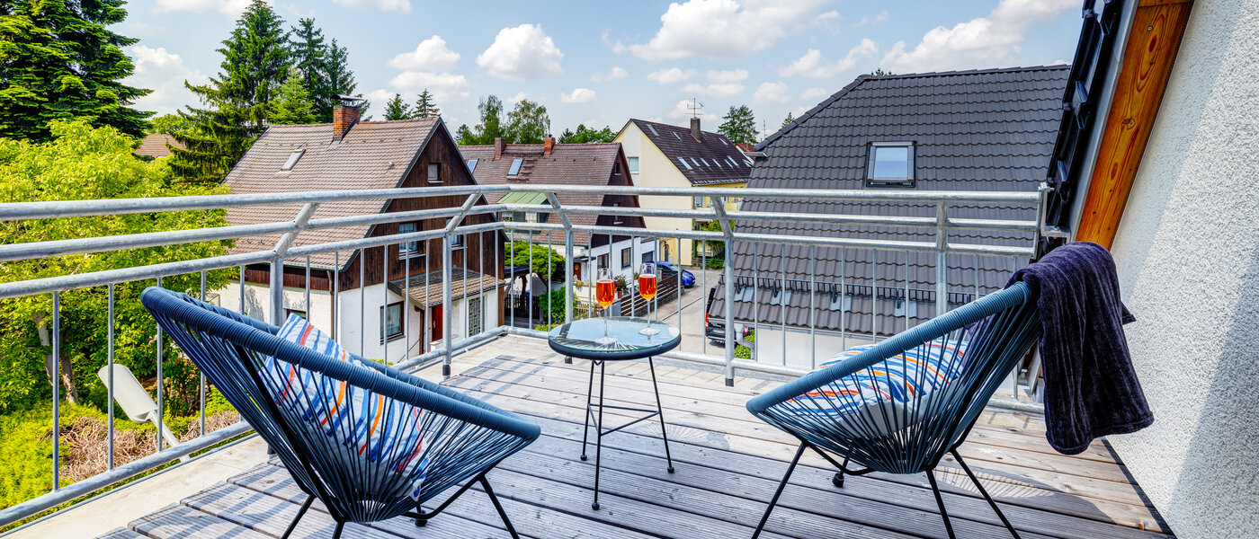 appartement sous les toits München Berg am Laim 02 1ére terrasse sur le toit 13504