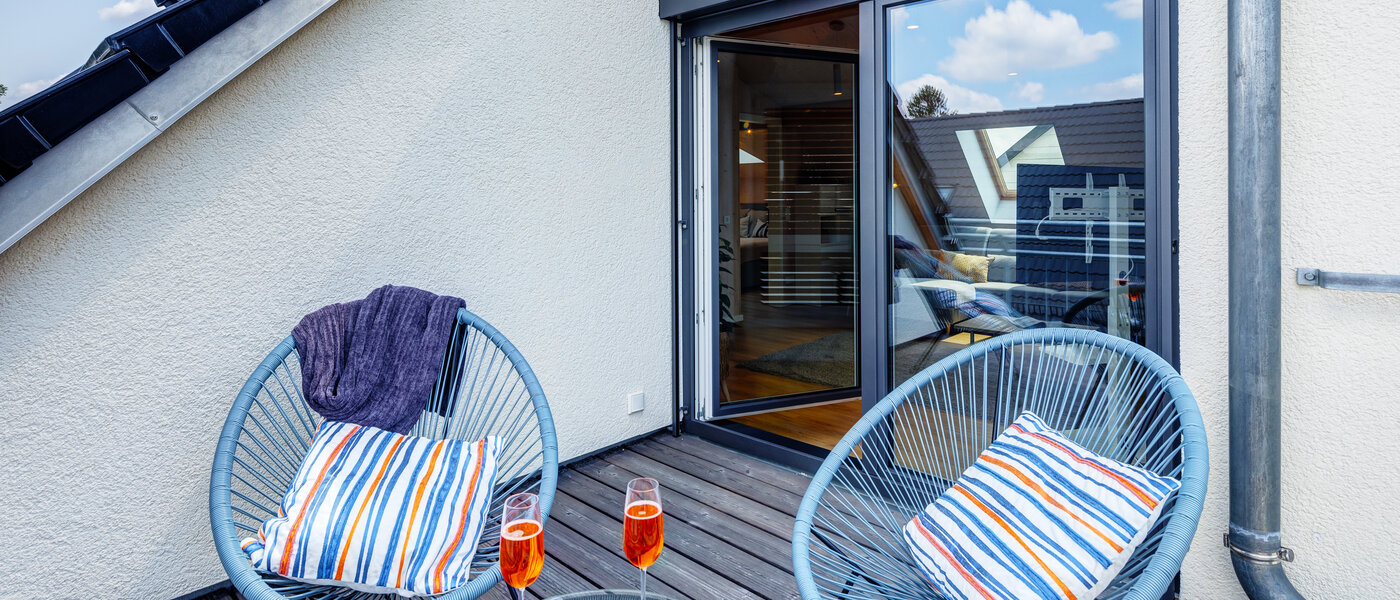 appartement sous les toits München Berg am Laim 03 1ére terrasse sur le toit 13504