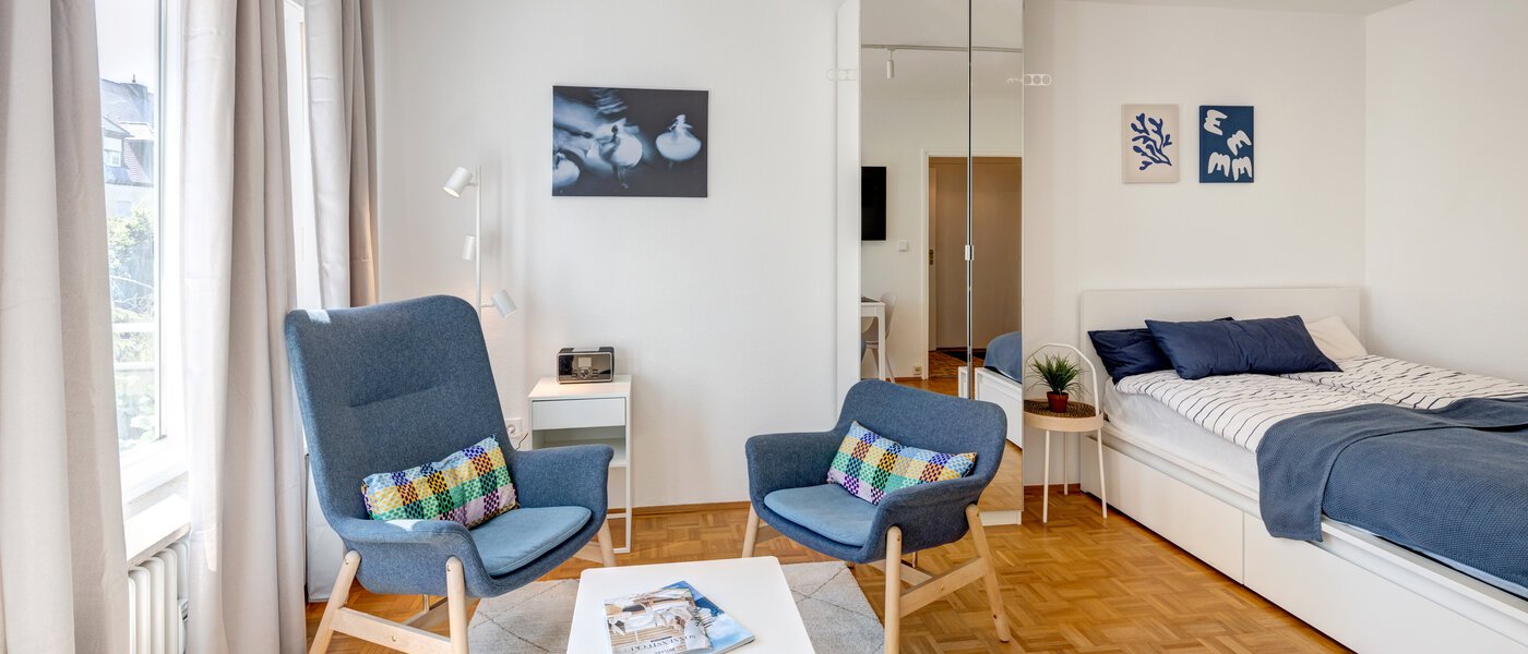 appartement München Harlaching 02 pièce à vivre 13522