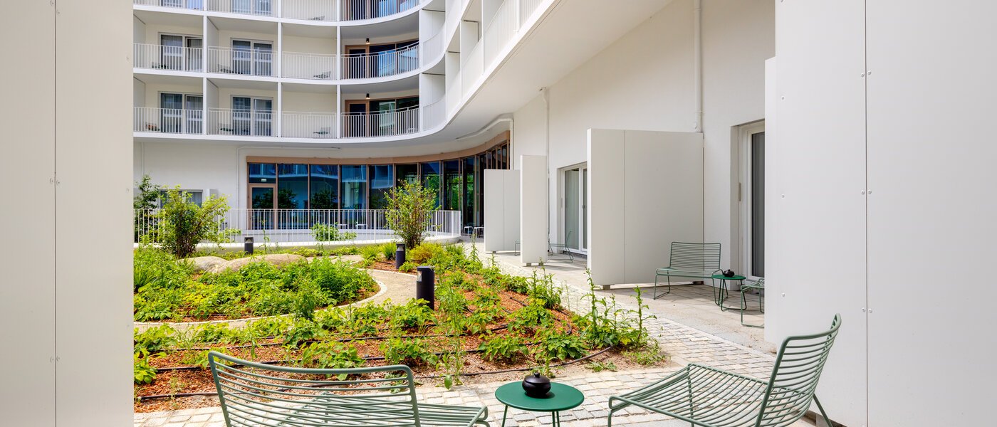 appartement style maisonnette München Neuperlach 02 terrasse 13537