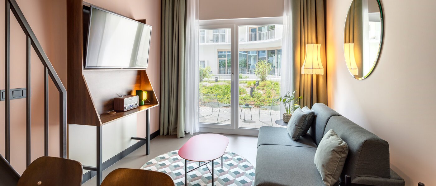 appartement style maisonnette München Neuperlach 03 pièce à vivre 13537