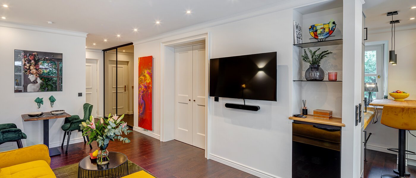 appartement München Nymphenburg 06 pièce à vivre 13556