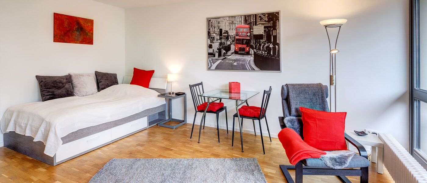 appartement München Schwabing-West (rund um den Hohenzollernplatz) 01 pièce à vivre 13567