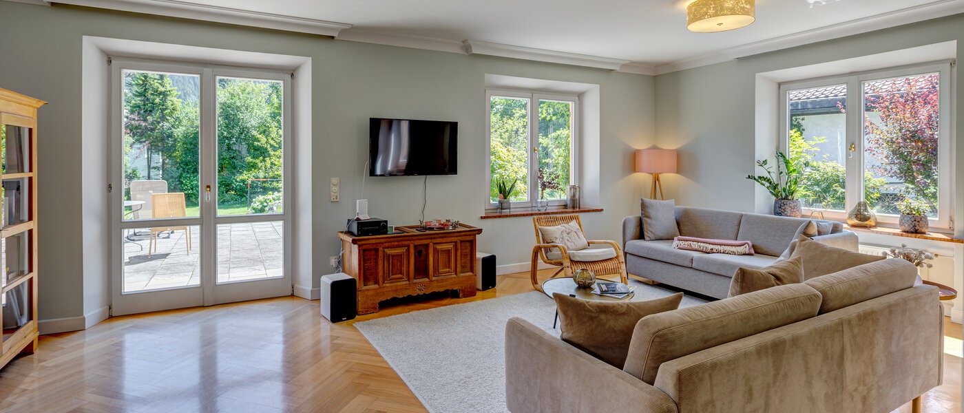 appartement avec jardin Schliersee 02 pièce à vivre 13576