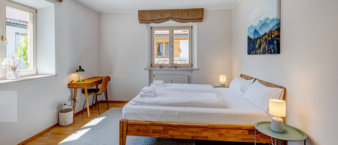 appartement avec jardin Schliersee 01 1ère chambre 13576