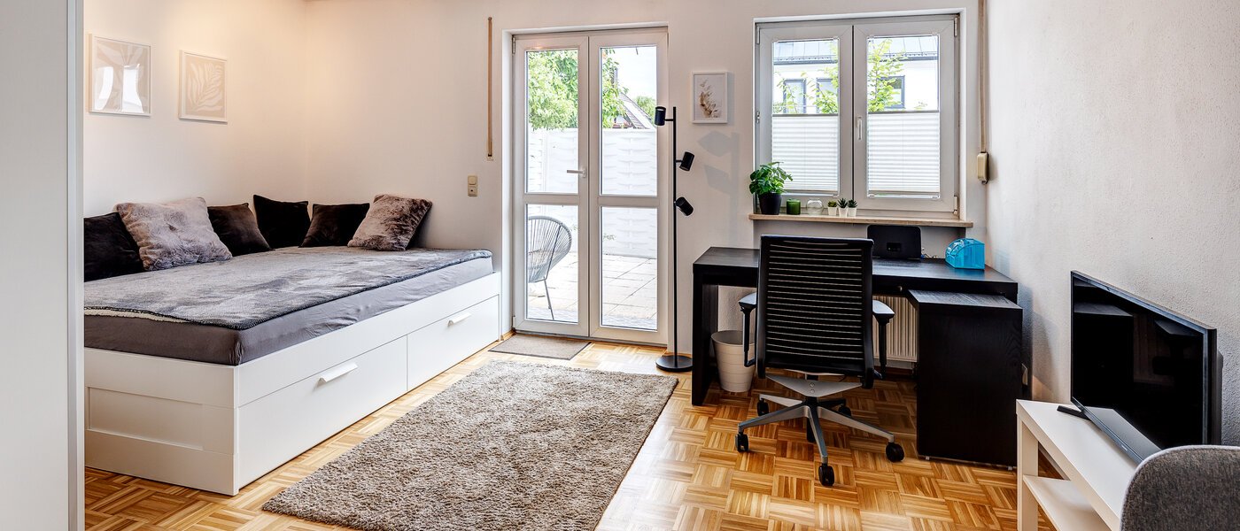 appartement München Obermenzing 01 pièce à vivre 13578