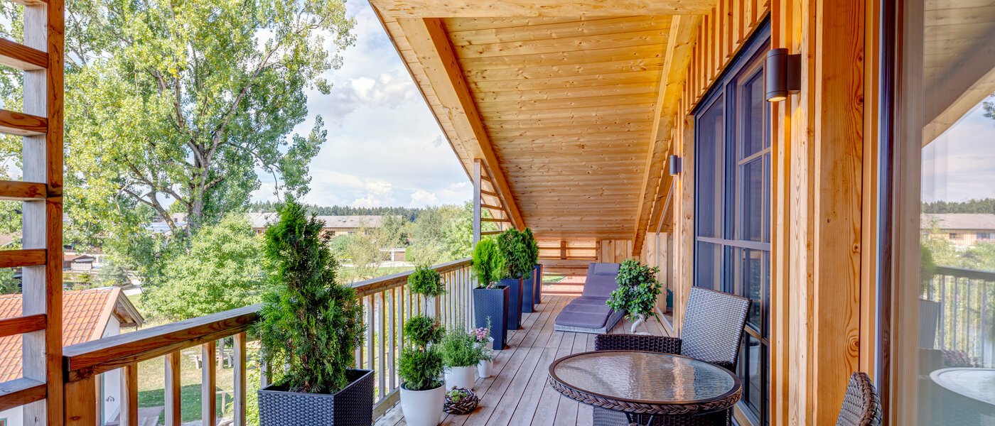 appartement sous les toits Holzkirchen 01 balcon 13582