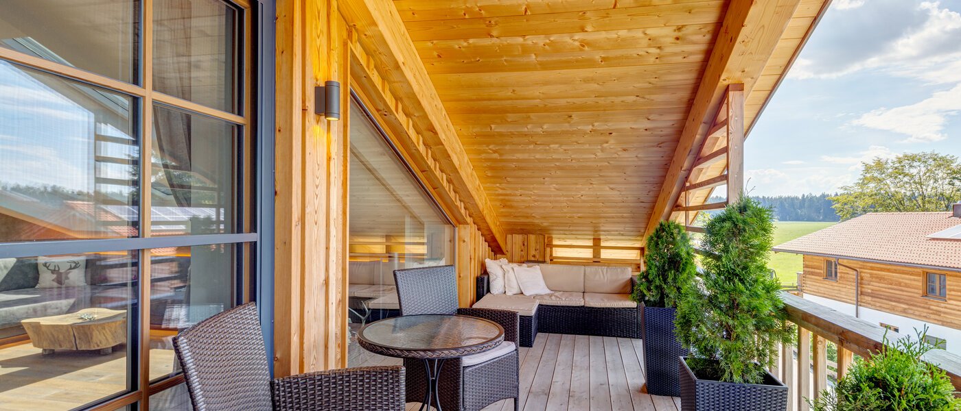 appartement sous les toits Holzkirchen 02 balcon 13582