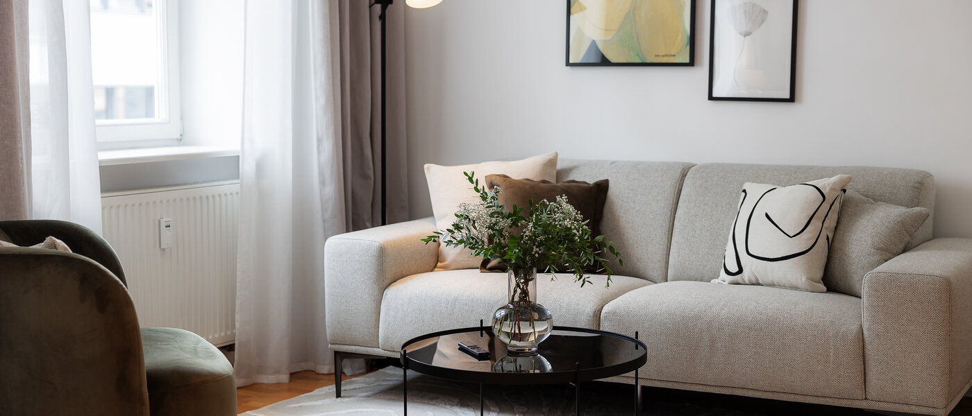 appartement München Lehel 05 pièce à vivre 13584