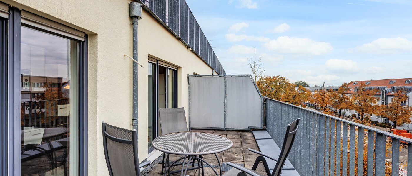 appartement München Hadern 01 terrasse sur le toit 13587