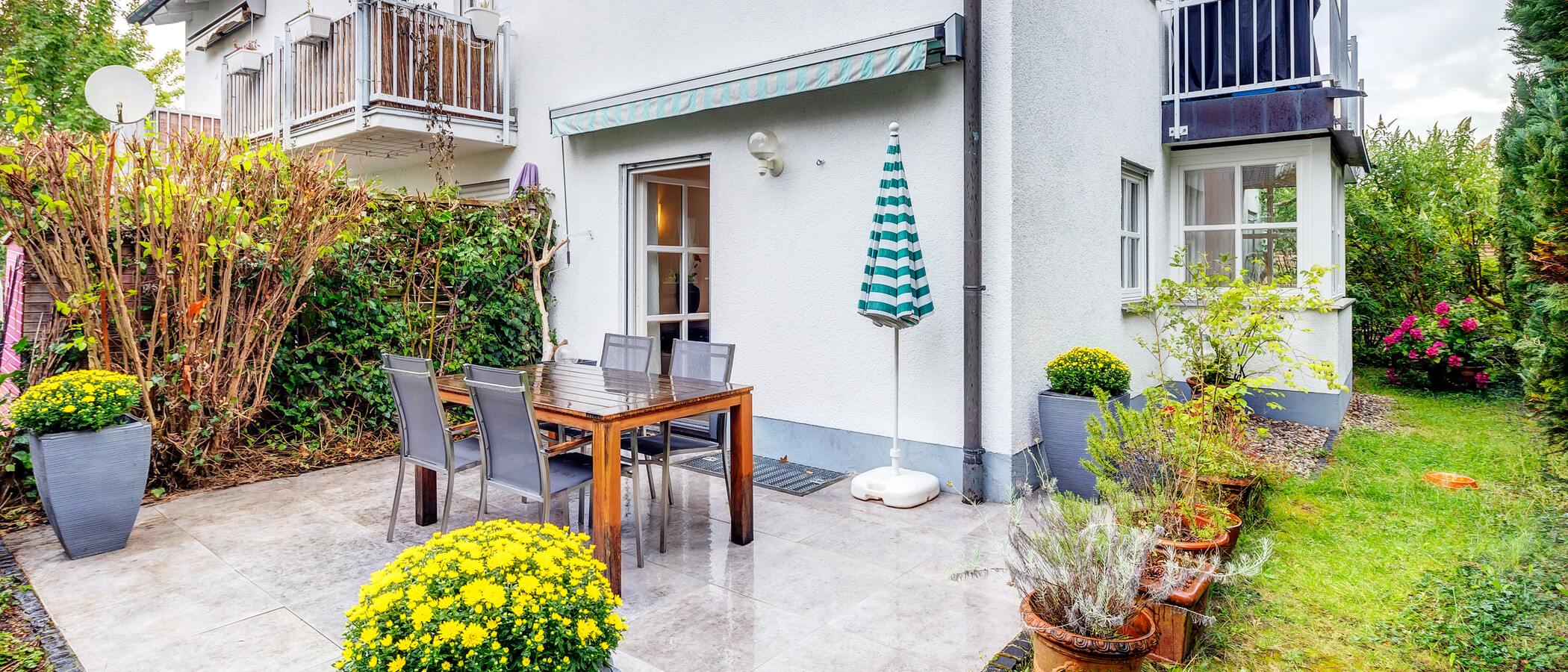appartement style maisonnette München Lerchenau 01 terrasse 13603